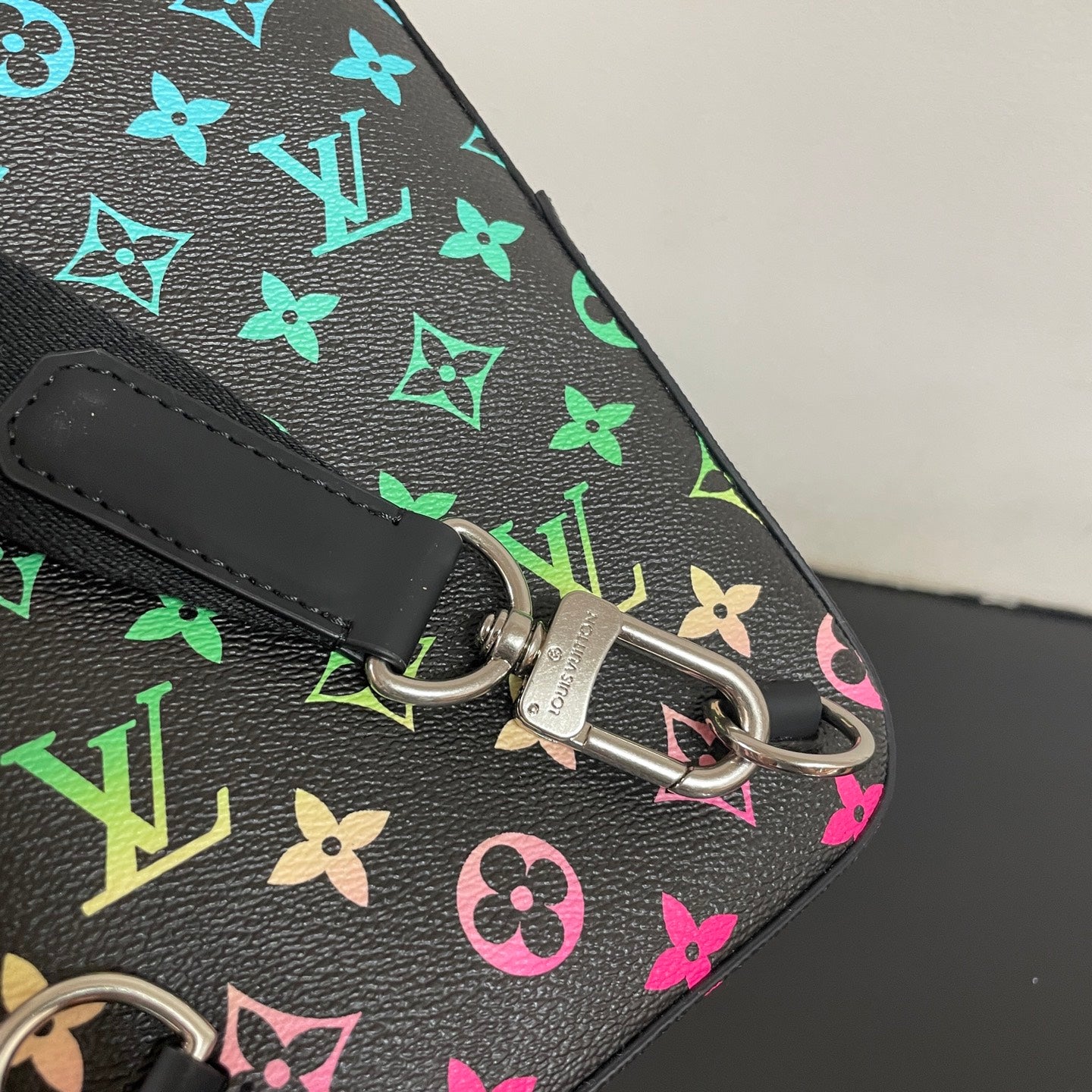 Louis Vuitton Colorful Monogram Canvas Sling Bag with Distinctive Design Elements M13963