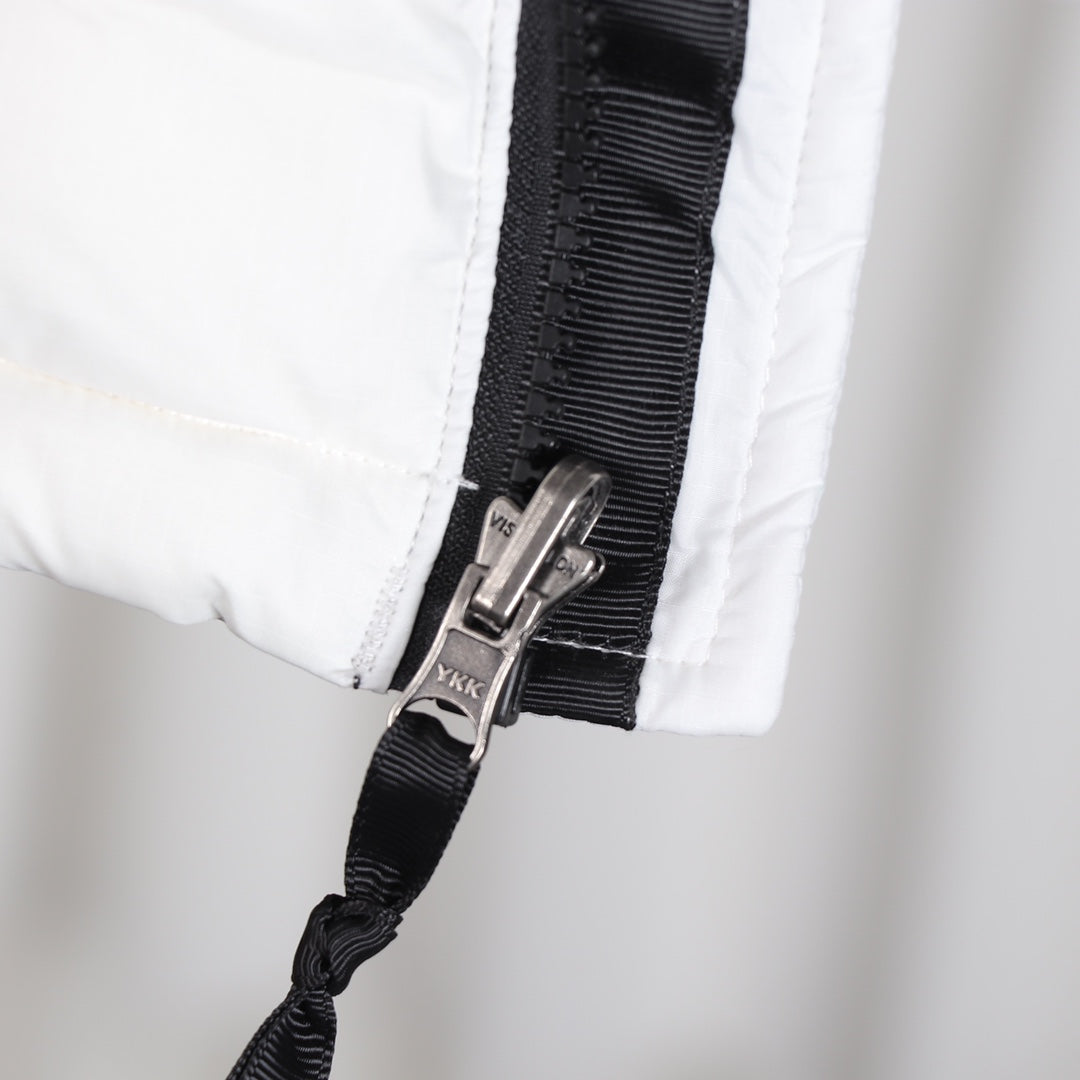 The North Face White Black Puffer Jacket Warm Winter Outerwear