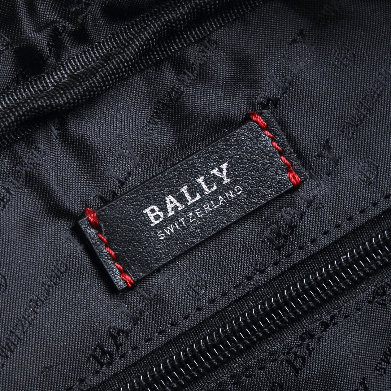 Black Bally Leather Briefcase With Signature Striped Accent And Branded Details For Professional Use Style No.63808