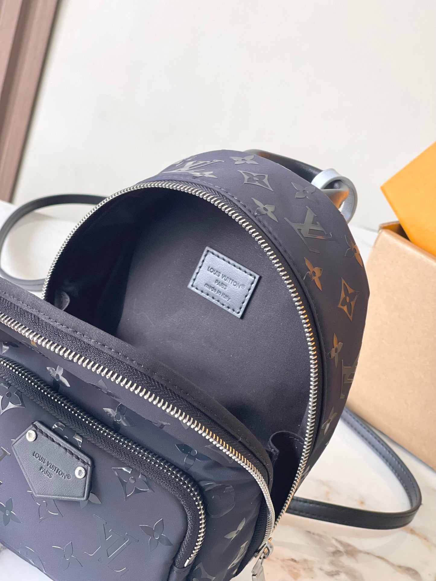 Louis Vuitton Mini Backpack in Monogram Embossed Nylon for Trendy Travelers