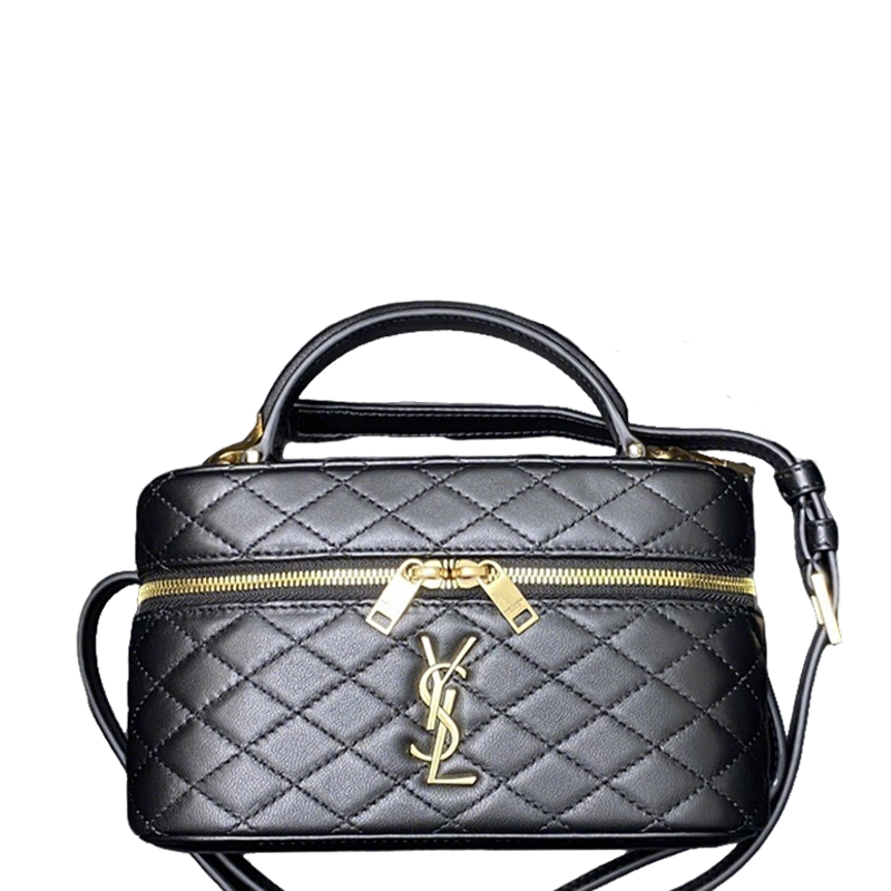 Gorgeous Black Quilted YSL Mini Bag with Gold Hardware 766731