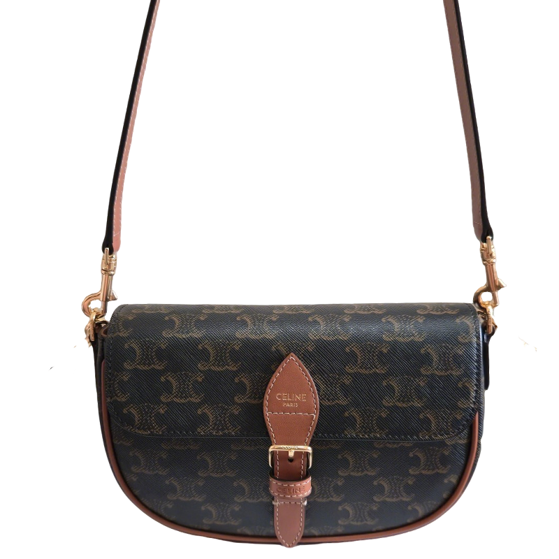 Classic Celine Folco Monogram Crossbody Bag For Fashion Enthusiasts 122652