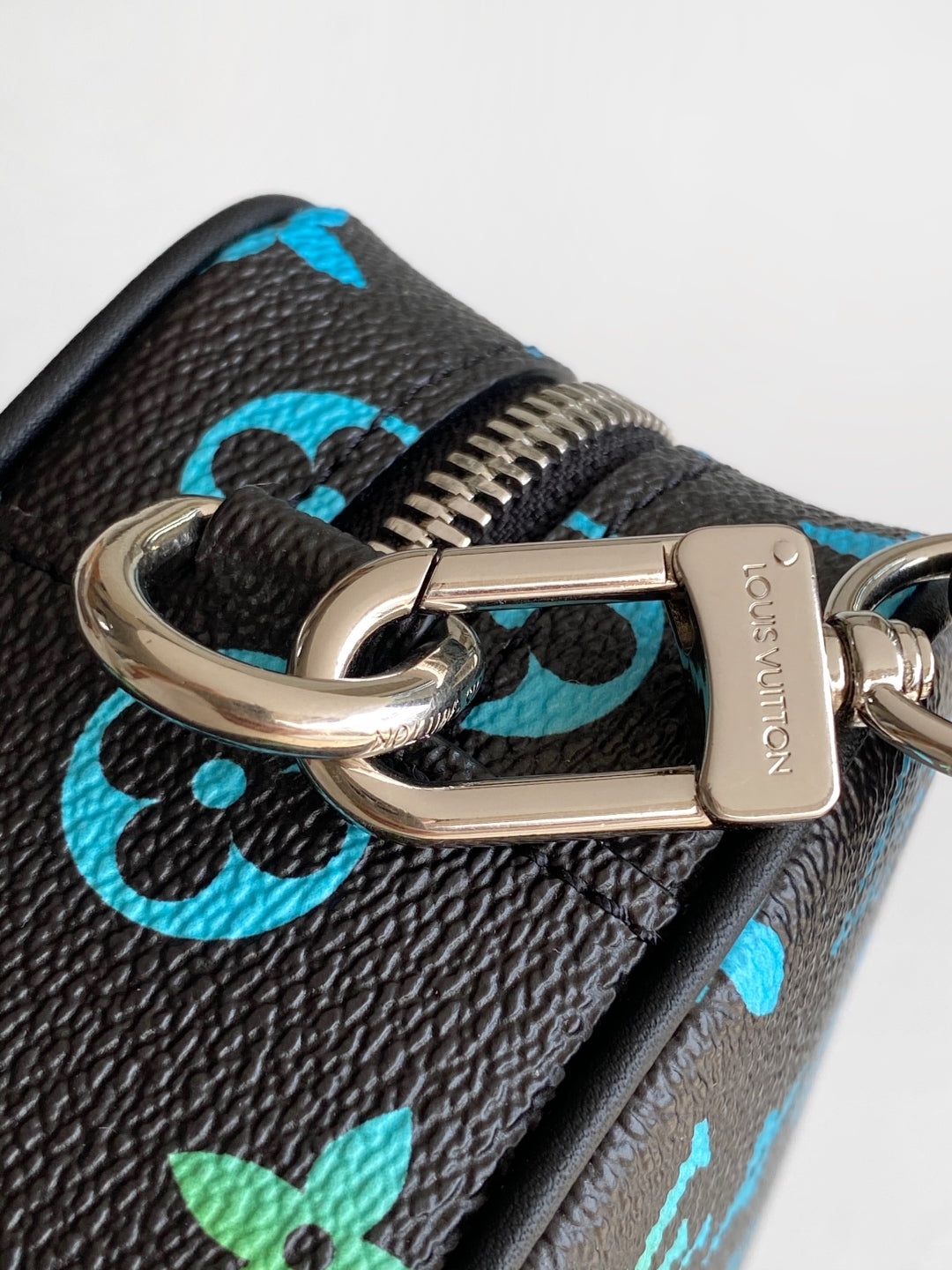 Colorful Louis Vuitton Crossbody Bag With Multicolor Monogram Pattern And Adjustable Strap