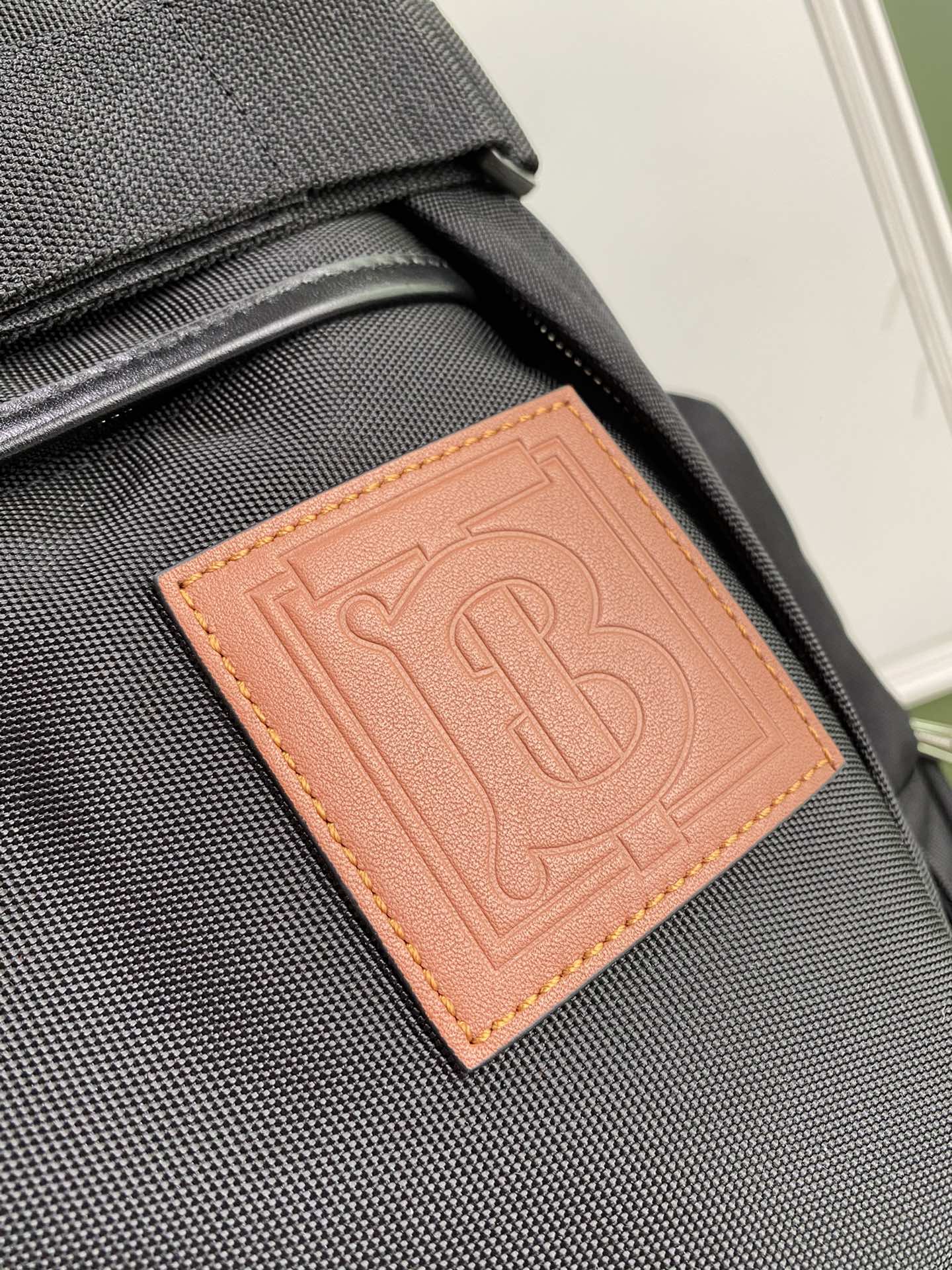 Functional Burberry Backpack With Distinctive Monogram Patch For Urban Adventures And Daily Commutes Style No.30032
