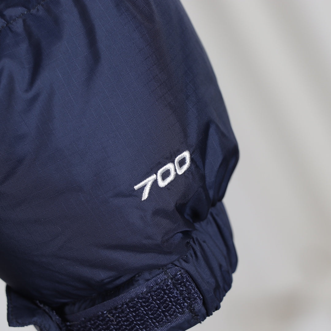The North Face Navy Blue Black Puffer Jacket Warm Winter Outerwear