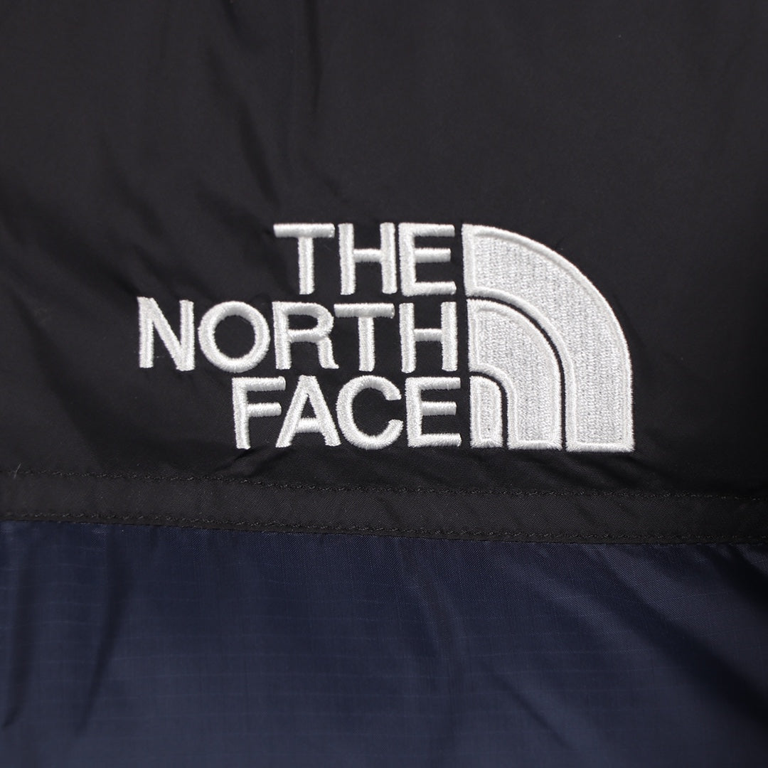 The North Face Navy Blue Black Puffer Jacket Warm Winter Outerwear