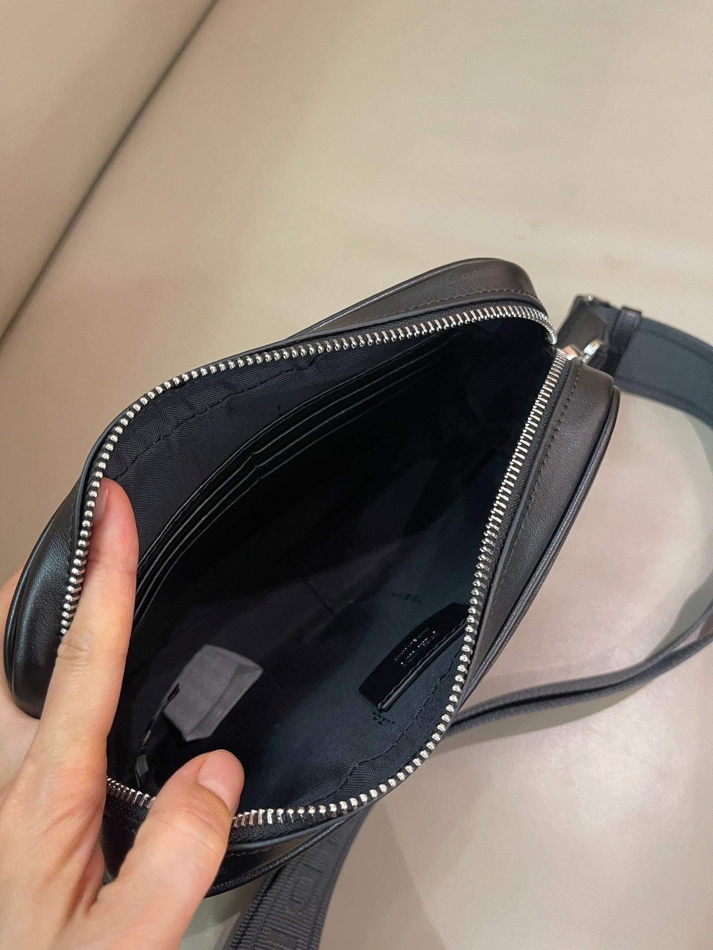 Fashionable Fendi Crossbody Bag With FF Pattern And Bold Fendi Roma Lettering 7m286
