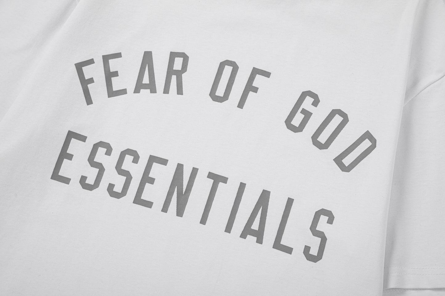 Fear Of God Essentials Olive Green/Black/White/Gray Tee Oversized Fit Streetwear Fashion Staple