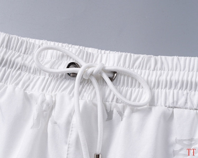 Men's AMIRI White Logo - Printed T - Shirt And Shorts Set