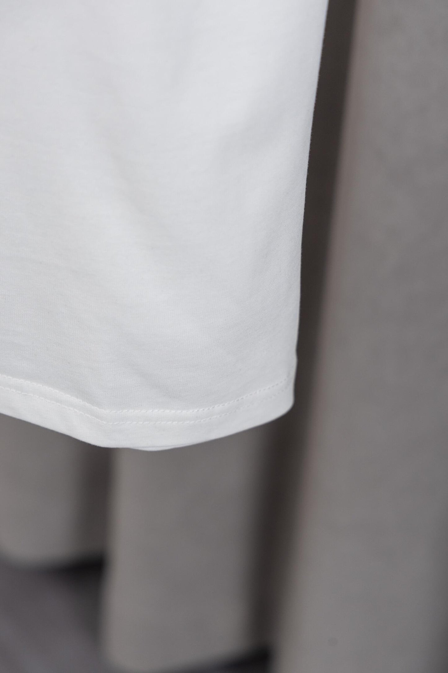 Prada White/Black Tee With Blue Graphic Logo For Modern Luxury Casual Looks