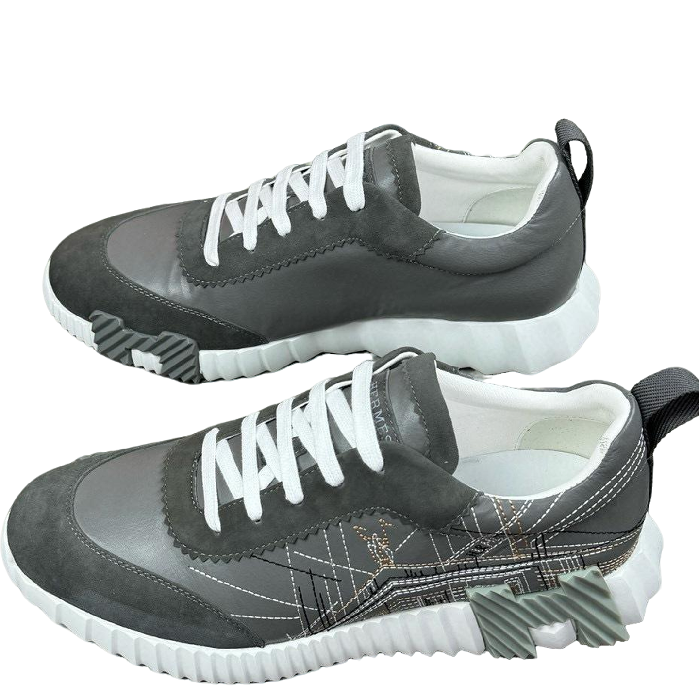 Hermes Men's Sneakers Luxury Leather Fashion Sneakers