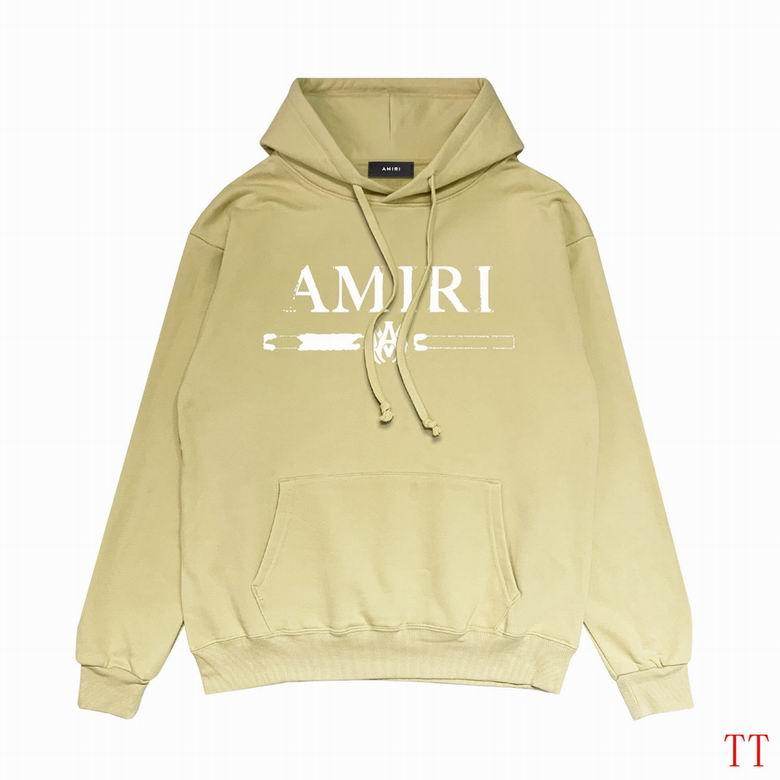 AMIRI Hoodie With Distressed White Logo And Graphic For Trendy Casual Wear