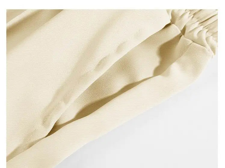 Balenciaga Beige Short Sleeve Shirt And Shorts Set With Logo