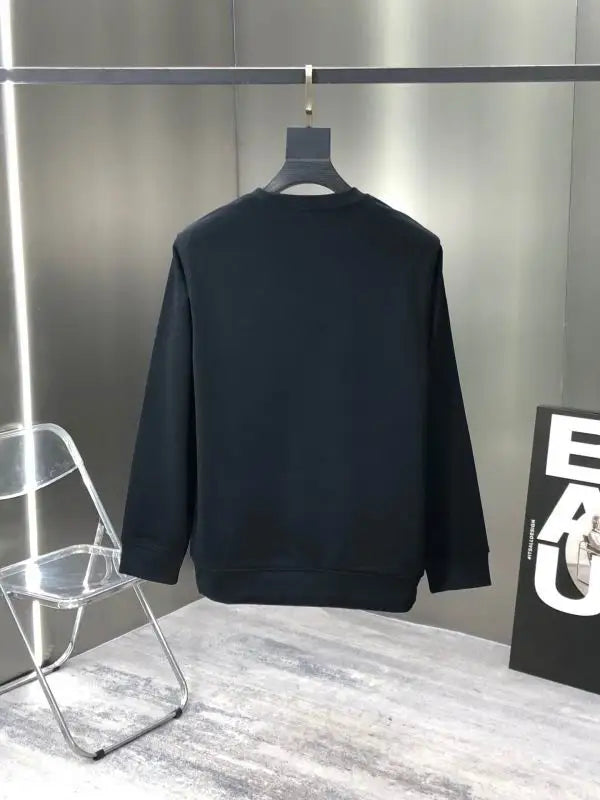 Balenciaga Black Tracksuit With Double B Logo And Crew Neck Sweatshirt