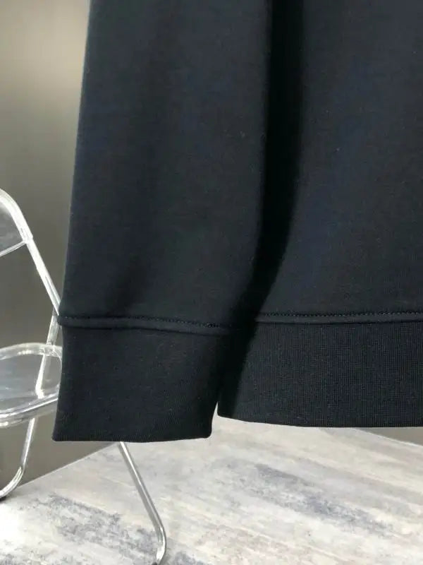 Balenciaga Black Tracksuit With Double B Logo And Crew Neck Sweatshirt