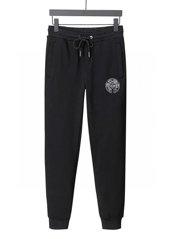 Chrome Hearts Black Tracksuit With Signature Circular Emblem