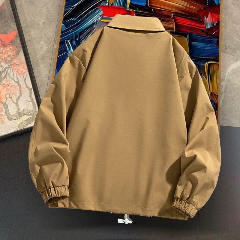 Chrome Hearts Style Beige Jacket With Embroidered Logo And Pockets