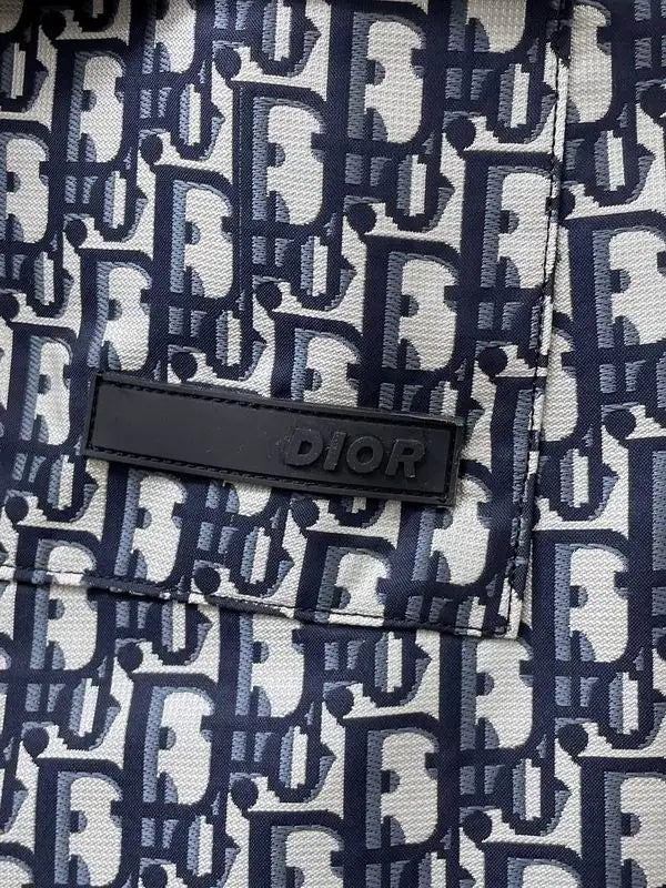 Dior Monogram - Patterned Black And White Shorts With Drawstring
