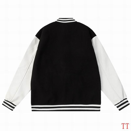Givenchy Black And White Varsity Jacket With Bold Brand Lettering
