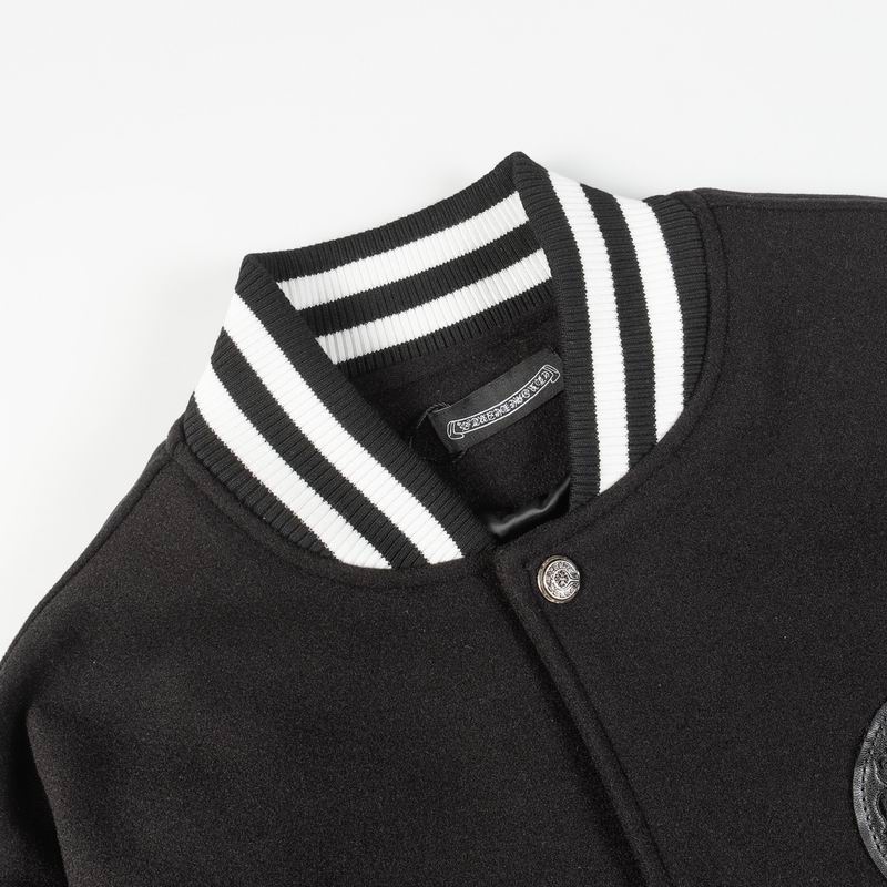 Givenchy Black And White Varsity Jacket With Embroidered Logos And Patches