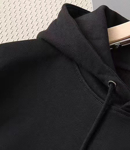 Cream Givenchy Hoodie with Grey Paris Logo and Geometric Pattern