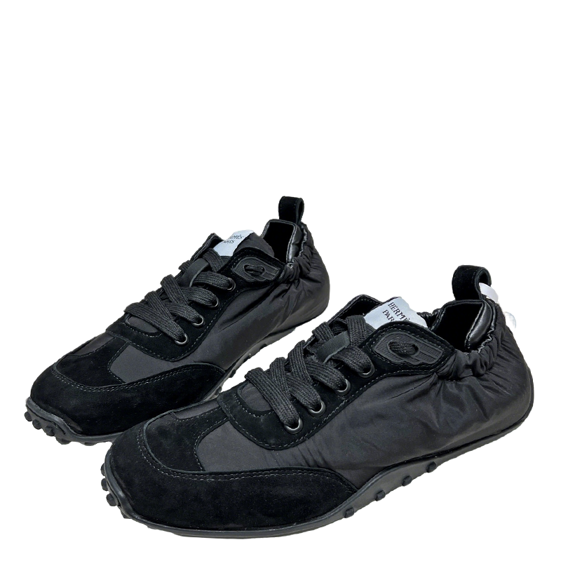 Hermès Unisex All - Black Sneakers For Timeless Luxury Casual Style