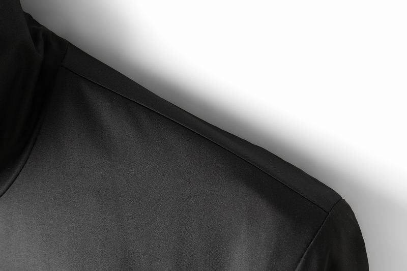 Gucci Black Track Jacket With Iconic Web Stripe