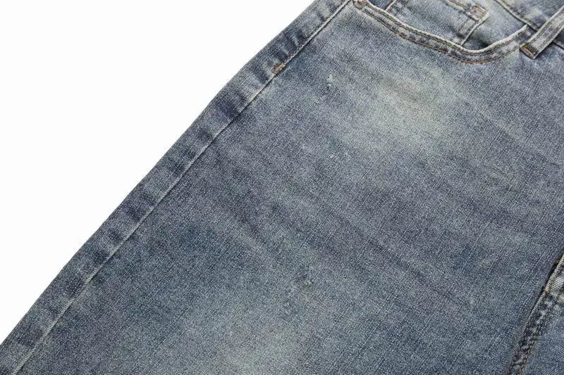 Gucci Light Blue Washed Denim Jeans For Stylish Looks