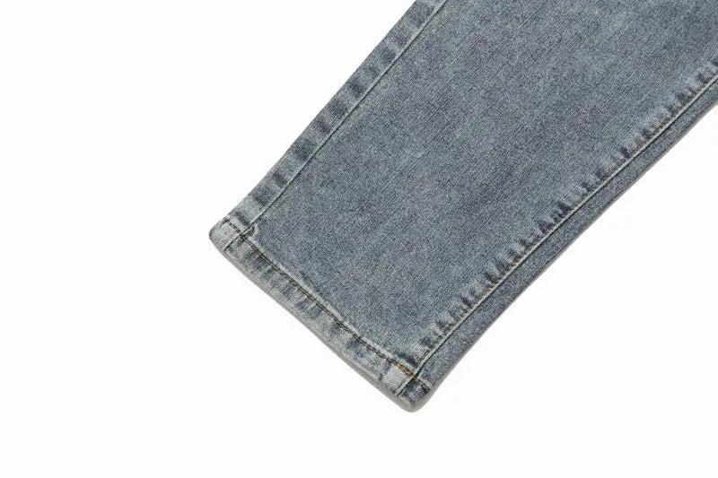 Gucci Light Blue Washed Denim Jeans For Stylish Looks