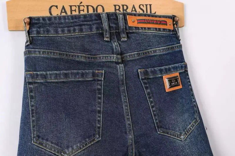 Gucci Dark Blue Slim - Fit Denim Jeans For Timeless Style