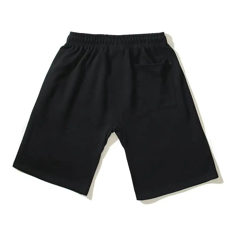 Hellstar Men's Black Drawstring Shorts with Pink Graffiti Graphics