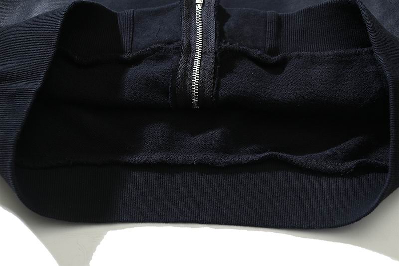 Black Hooded Zip - Up Jacket With Hellstar Graphics And Details