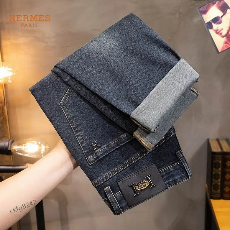 Hermes Men's Jeans With Classic Design And Superior Craftsmanship