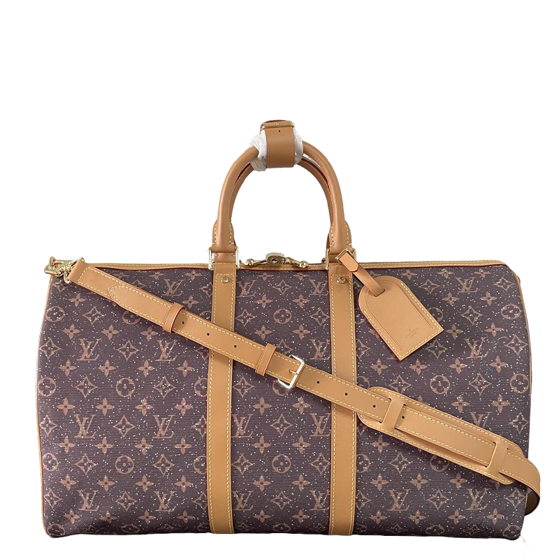 Stylish LV Keepall Bandoulière Bag With Monogram Canvas And Adjustable Strap