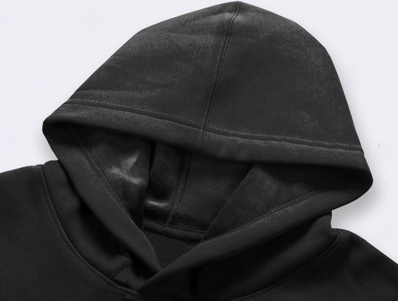 Louis Vuitton Black/Gray Hoodie With Classic Logo Print for Timeless Casual Style