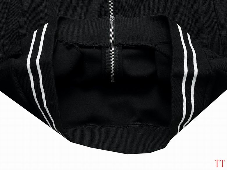 Louis Vuitton Black Track Jacket With Monogram Tape And LV Logo
