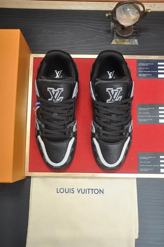 Unisex Louis Vuitton Sneakers With Stylish Checkered Design For All