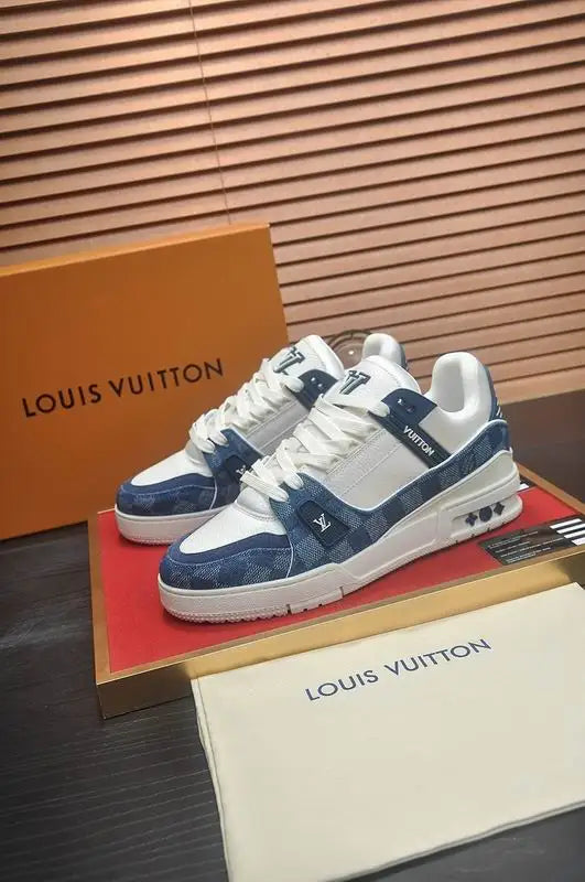 Unisex Louis Vuitton Sneakers With Stylish Checkered Design For All