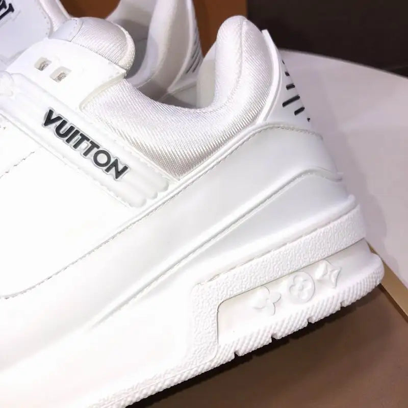 Unisex White Louis Vuitton Sneakers For Timeless Fashion Looks