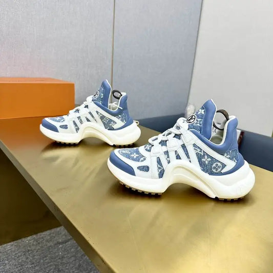 Exquisite Louis Vuitton Women Chunky Sneakers for Trendy Fashion Statements