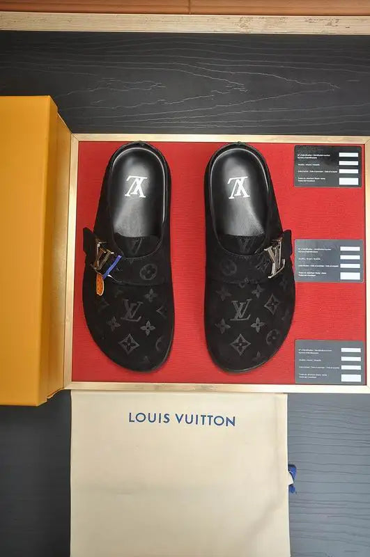 Louis Vuitton Men's Monogram Slippers For Effortless Style