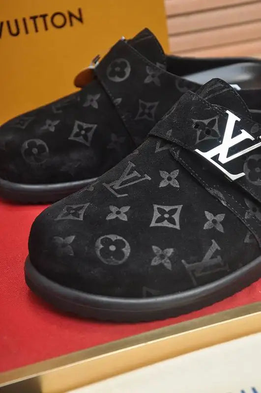 Louis Vuitton Men's Monogram Slippers For Effortless Style