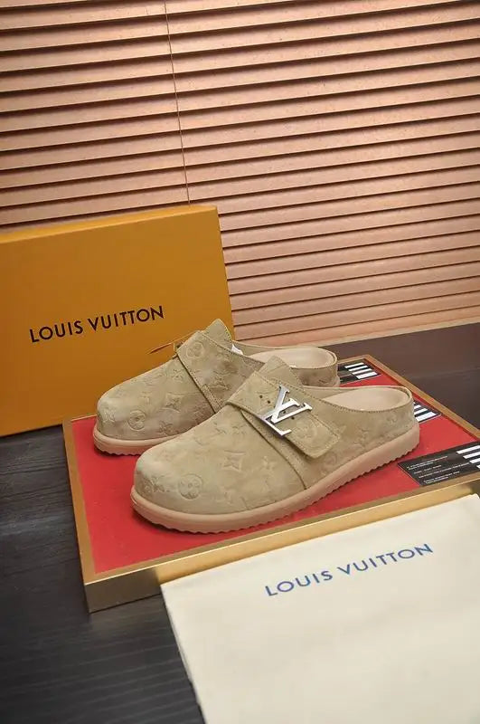 Louis Vuitton Men's Monogram Slippers For Effortless Style