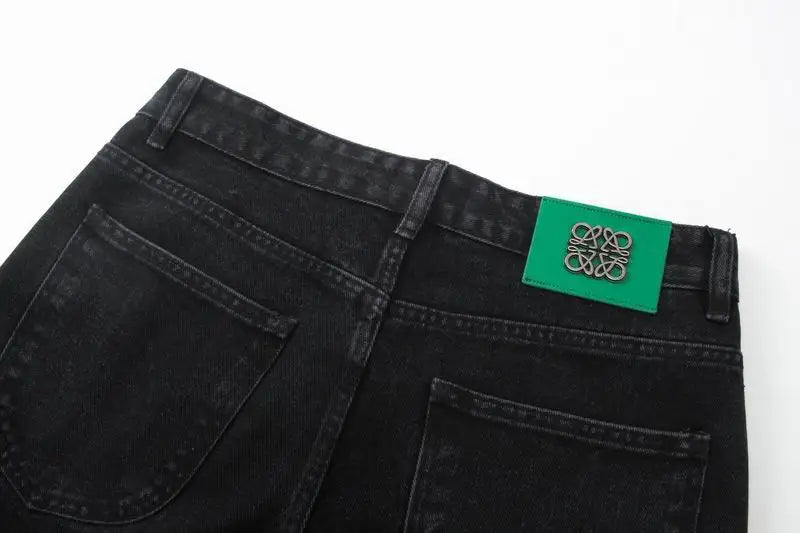 Loewe Men's Fashionable Denim Jeans With Unique Brand Patterns For Stylish Looks