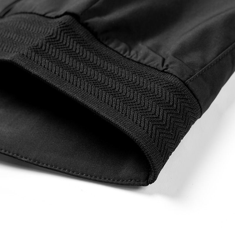 Moncler Men's Black Zip - Up Jacket with Inner Graphic Tee