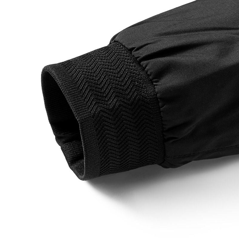 Moncler Men's Black Zip - Up Jacket with Inner Graphic Tee