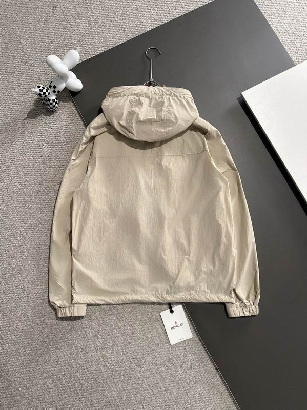 Moncler Men's Lightweight Hooded Jacket with Chest Pockets