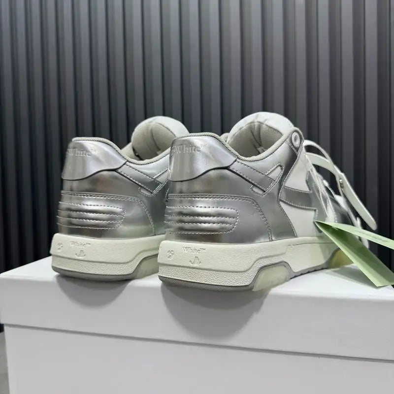 Silver Off White Casual Sports Shoes For Fashion Lovers