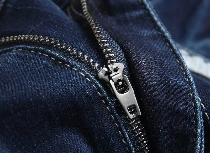 Philipp Plein Men's Dark Blue Denim Jeans With Embellished Pocket Detailing