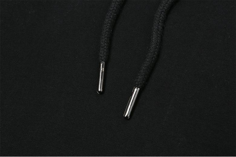 Prada Navy Blue Hoodie With Signature Logo Badge And Branding On Sleeve